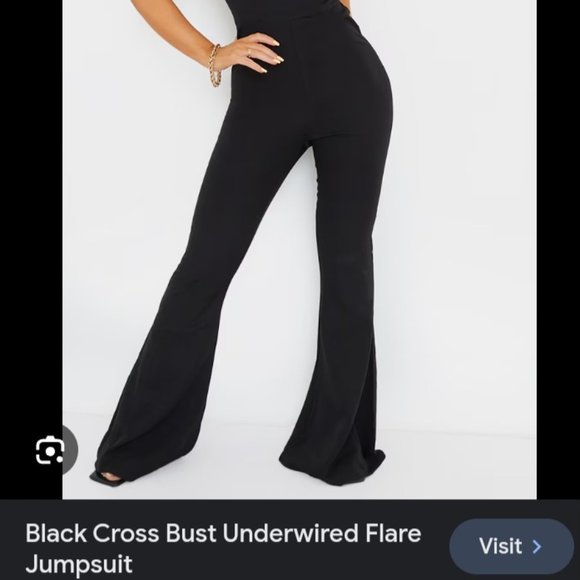 Underwire flare jumpsuit - Picture 2 of 3